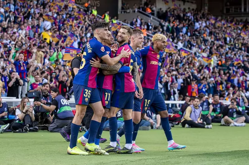 برشلونة يحقق انتصارًا مميزًا على أتلتيك بلباو في ختام منافسات الدوري الإسباني